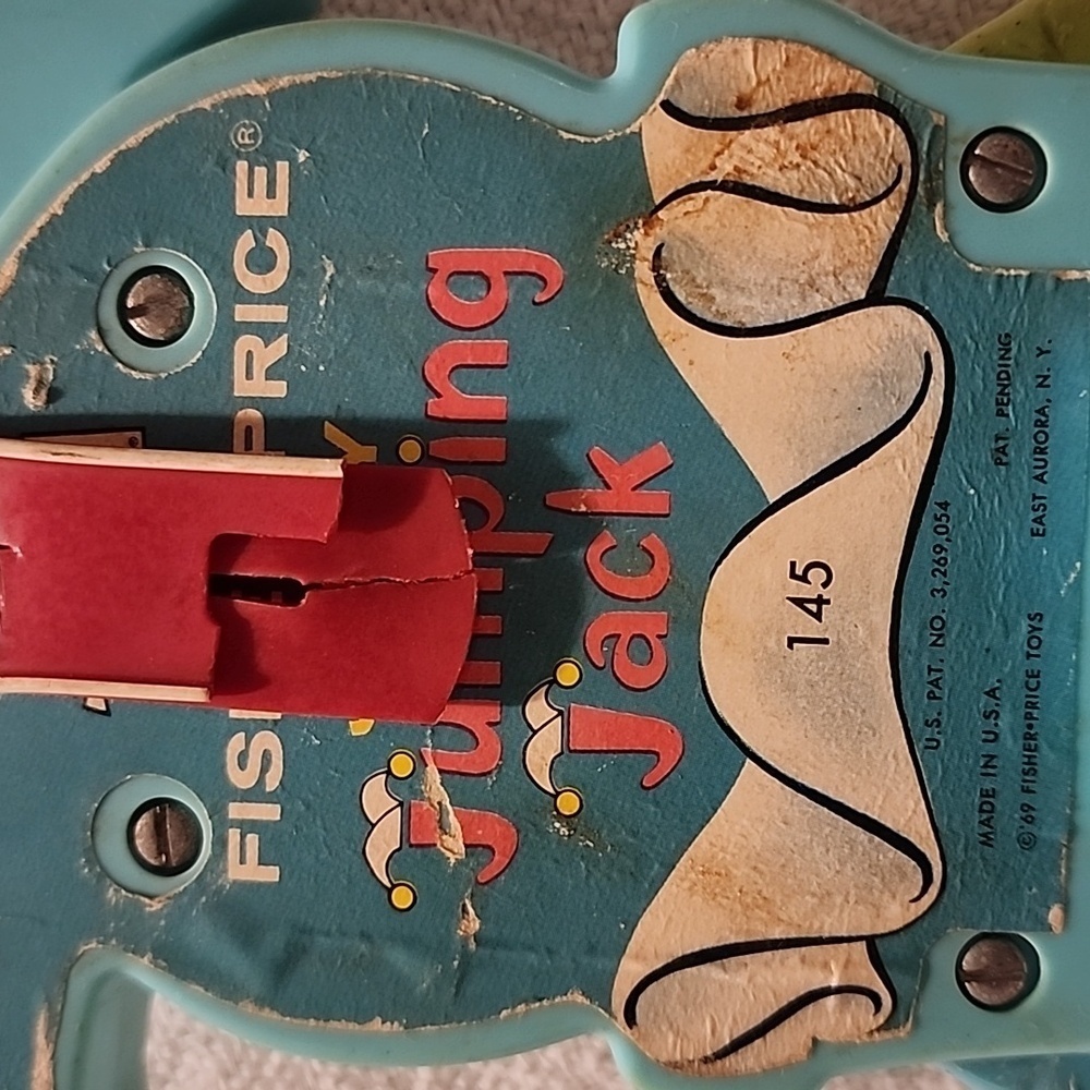 Fisher-Price Blue and Green Jumping Jack  Learning Toy - Picture 5 of 5